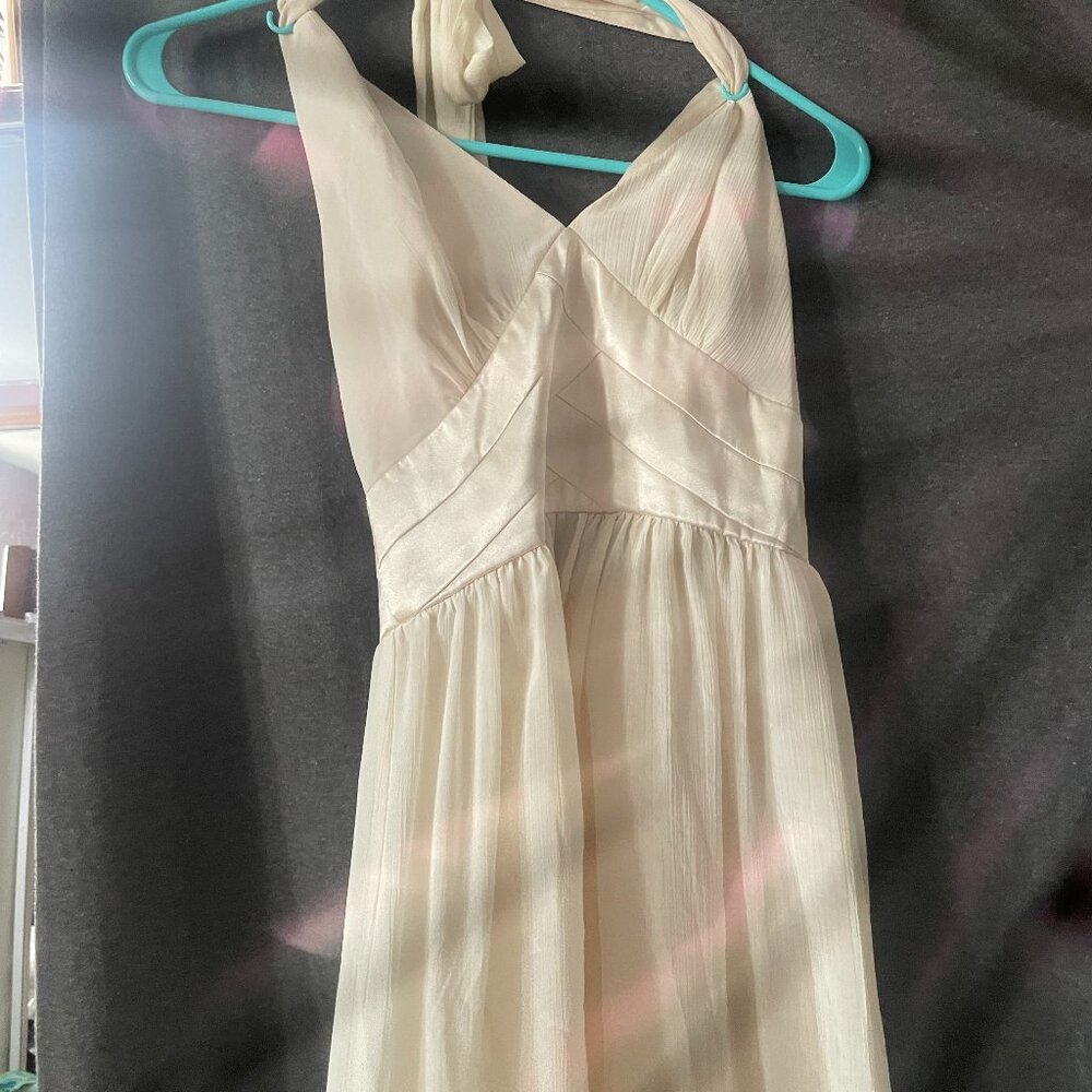 London Times Cream Midi Dress